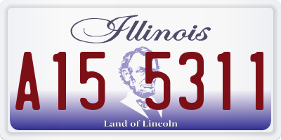 IL license plate A155311