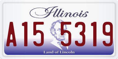 IL license plate A155319