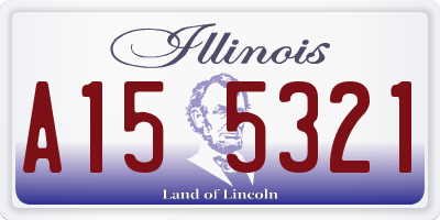 IL license plate A155321