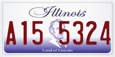 IL license plate A155324