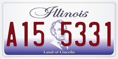 IL license plate A155331