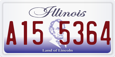 IL license plate A155364