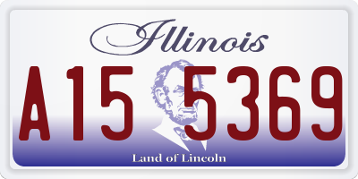 IL license plate A155369