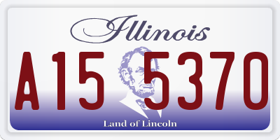 IL license plate A155370