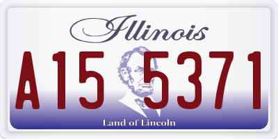 IL license plate A155371