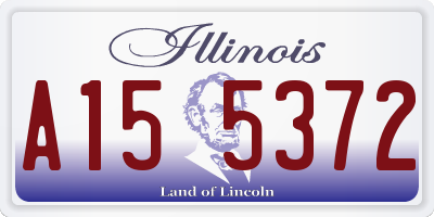IL license plate A155372