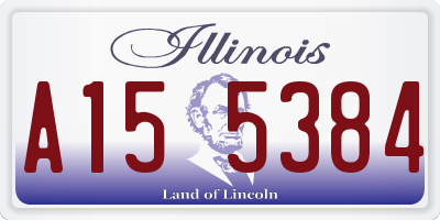 IL license plate A155384
