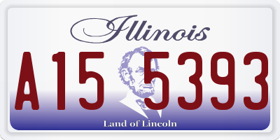 IL license plate A155393