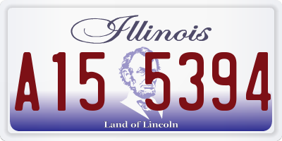 IL license plate A155394