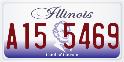 IL license plate A155469