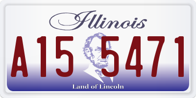 IL license plate A155471