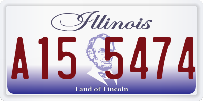IL license plate A155474