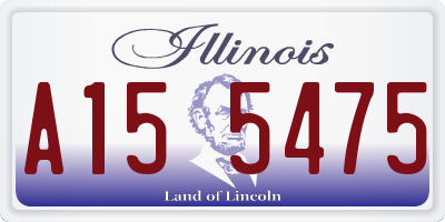 IL license plate A155475