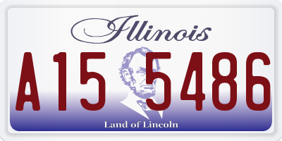 IL license plate A155486