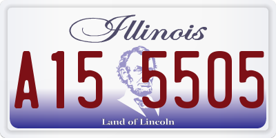 IL license plate A155505