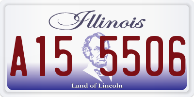 IL license plate A155506