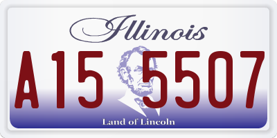 IL license plate A155507