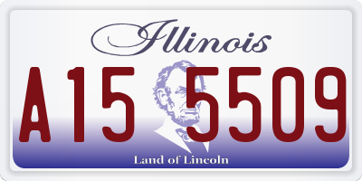 IL license plate A155509