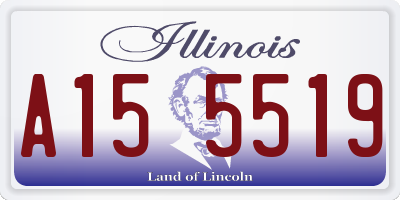 IL license plate A155519