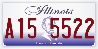 IL license plate A155522