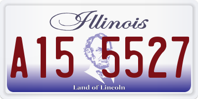 IL license plate A155527