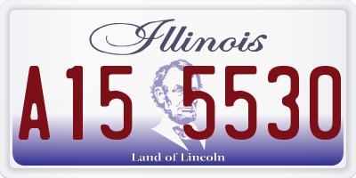 IL license plate A155530
