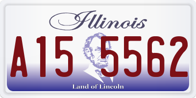 IL license plate A155562