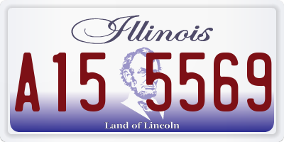 IL license plate A155569