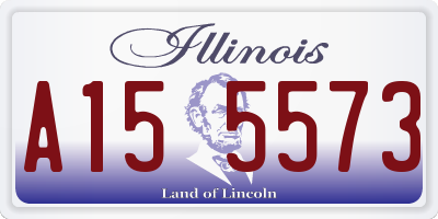 IL license plate A155573