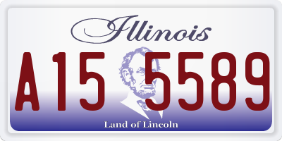 IL license plate A155589
