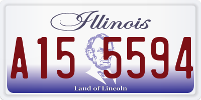 IL license plate A155594