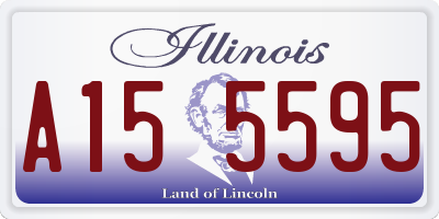IL license plate A155595