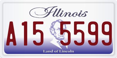 IL license plate A155599