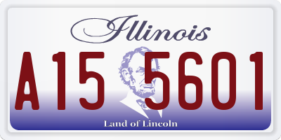 IL license plate A155601