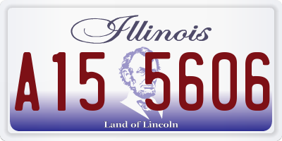 IL license plate A155606