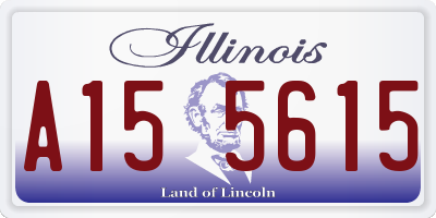 IL license plate A155615
