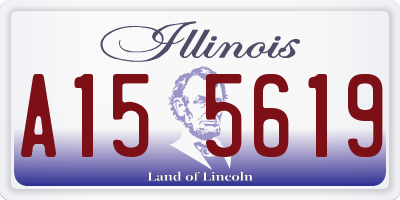 IL license plate A155619