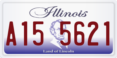 IL license plate A155621