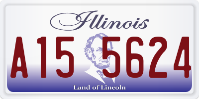 IL license plate A155624