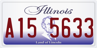 IL license plate A155633