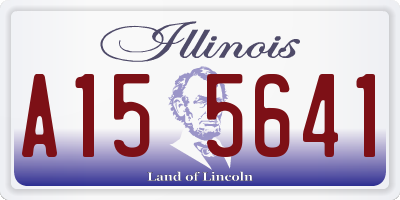 IL license plate A155641