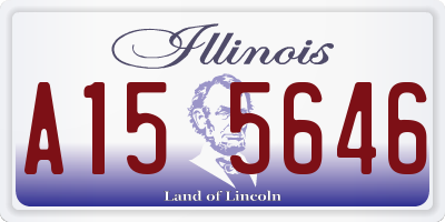 IL license plate A155646