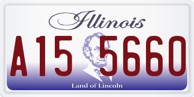 IL license plate A155660