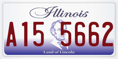 IL license plate A155662