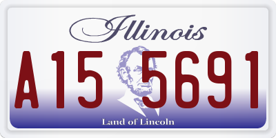 IL license plate A155691