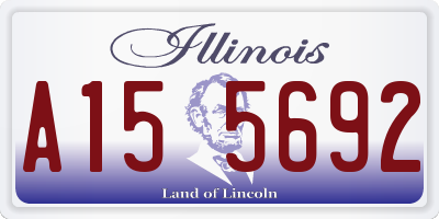 IL license plate A155692