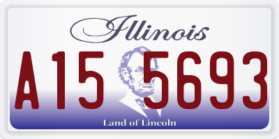 IL license plate A155693
