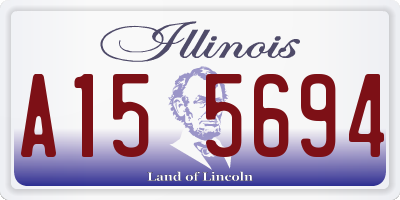 IL license plate A155694
