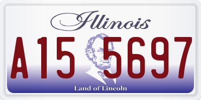 IL license plate A155697