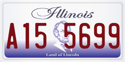 IL license plate A155699